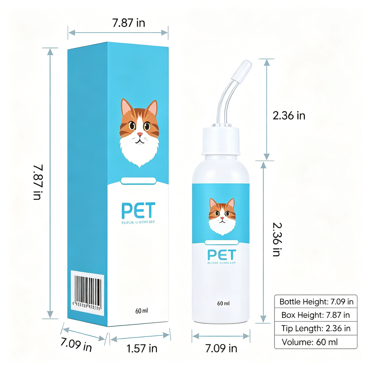 Natural Botanical Extract Pet Ear Wash