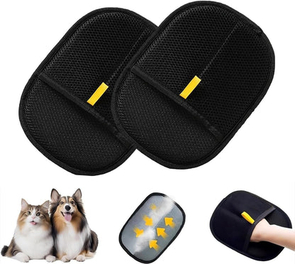 Efficient Pet Hair Removal Gloves – Ideal for Cats and Dogs