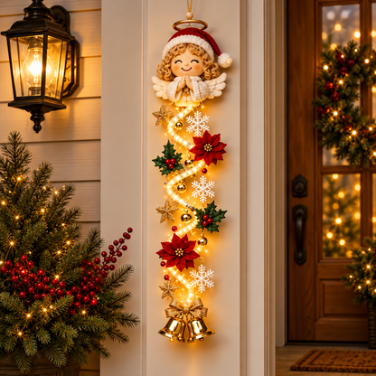 ☃️ Lighted Snowman Christmas Hanging Decor for Porch and Doorway