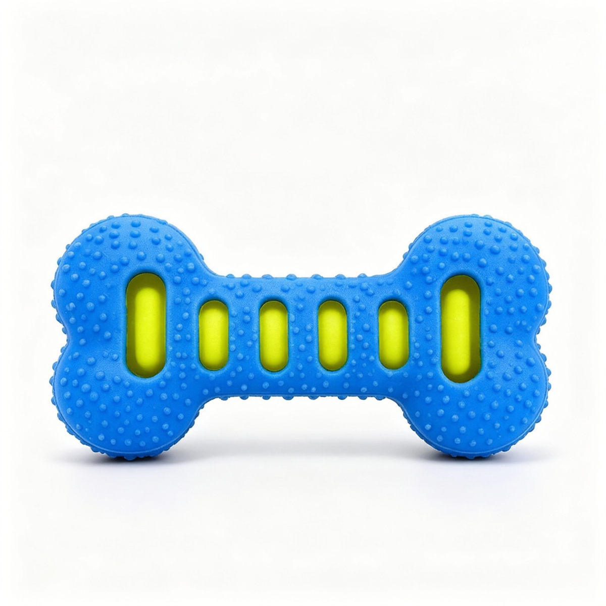 Interactive Double-Layer Bone Dog Toy with Sound