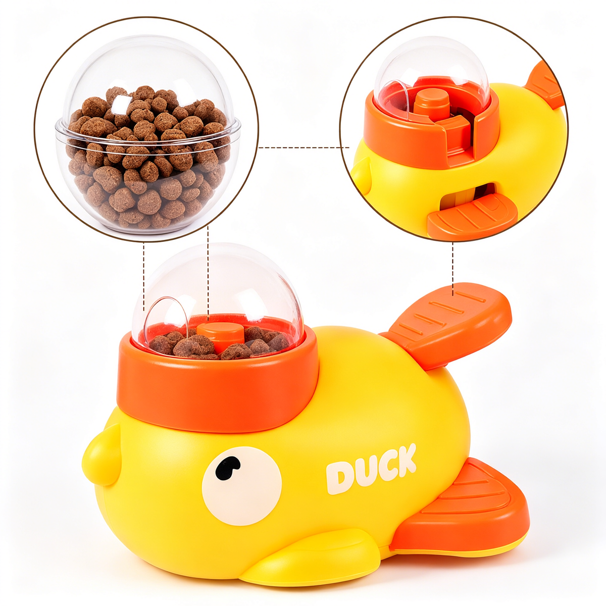 Interactive Dog Puzzle Treat Dispensing Toy