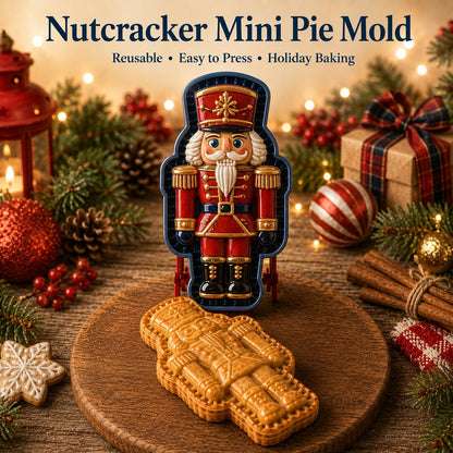 🎅 8-Design Christmas Mini Pie Mold – Festive Holiday Baking Tool for Cookies & Treats